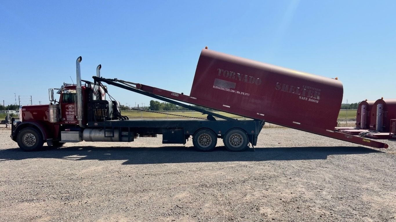 The Logistics of Deploying Community Storm Shelters on Industrial Sites